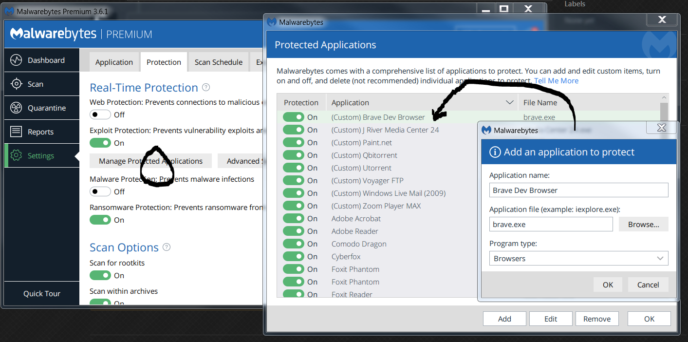 malwarebytes-3-won-t-allow-both-brave-and-brave-dev-exe-s-to-be-added