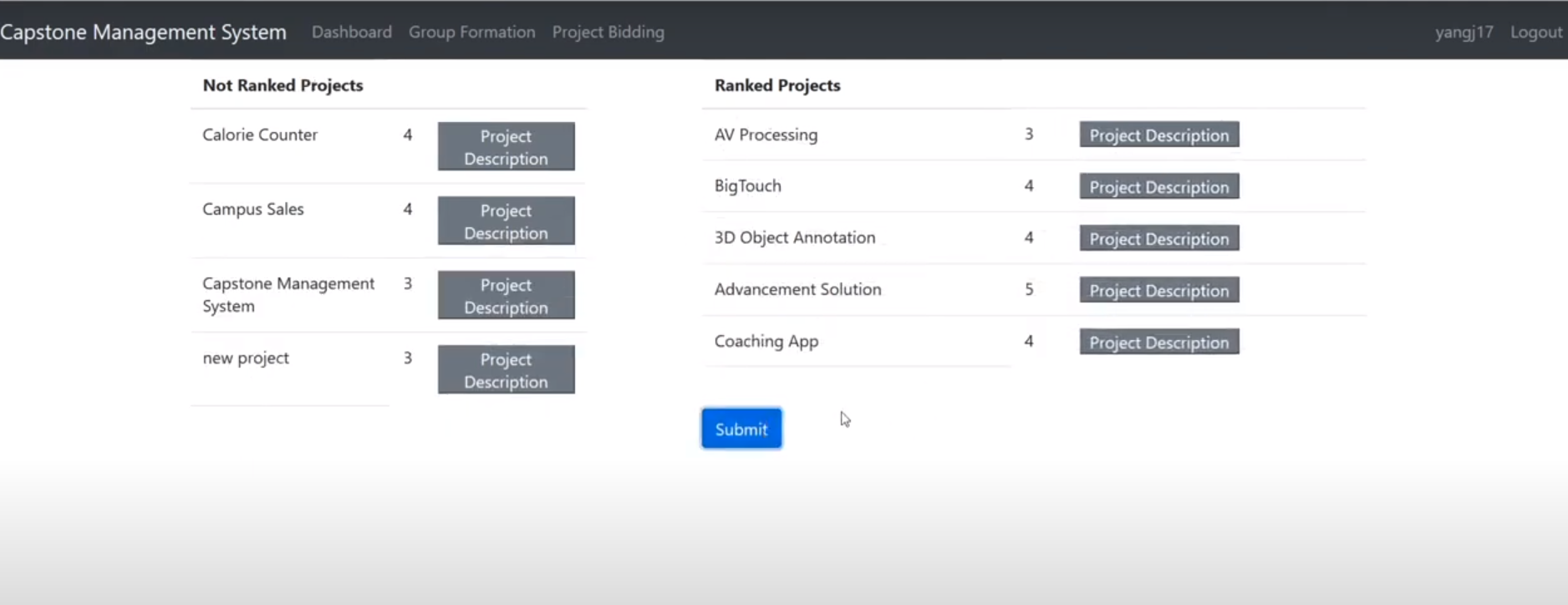 GitHub Milkyway1997/CapstoneManagementSystem