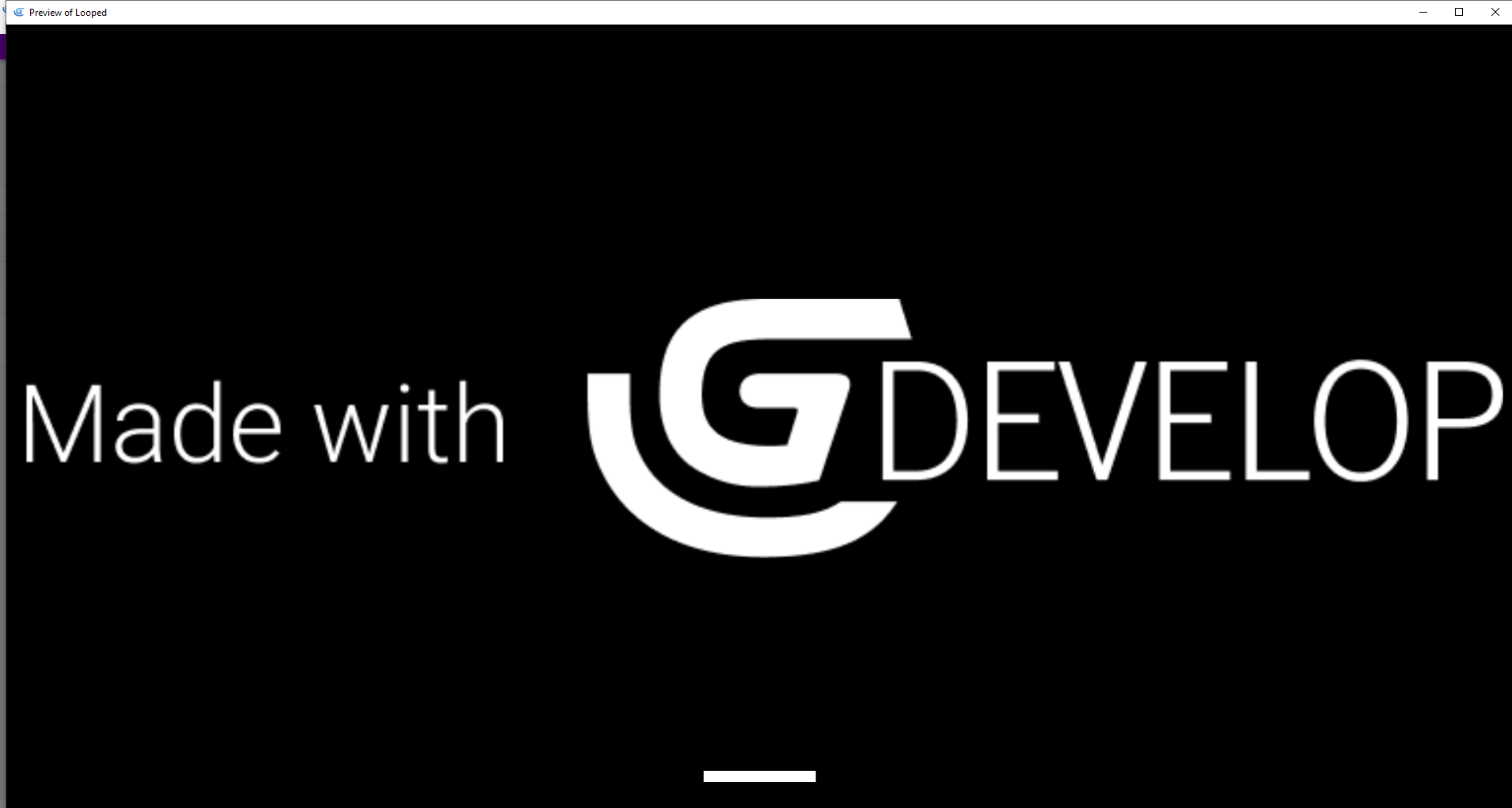 GDevelop logo on splash screen taking the whole window · Issue #2825 ...