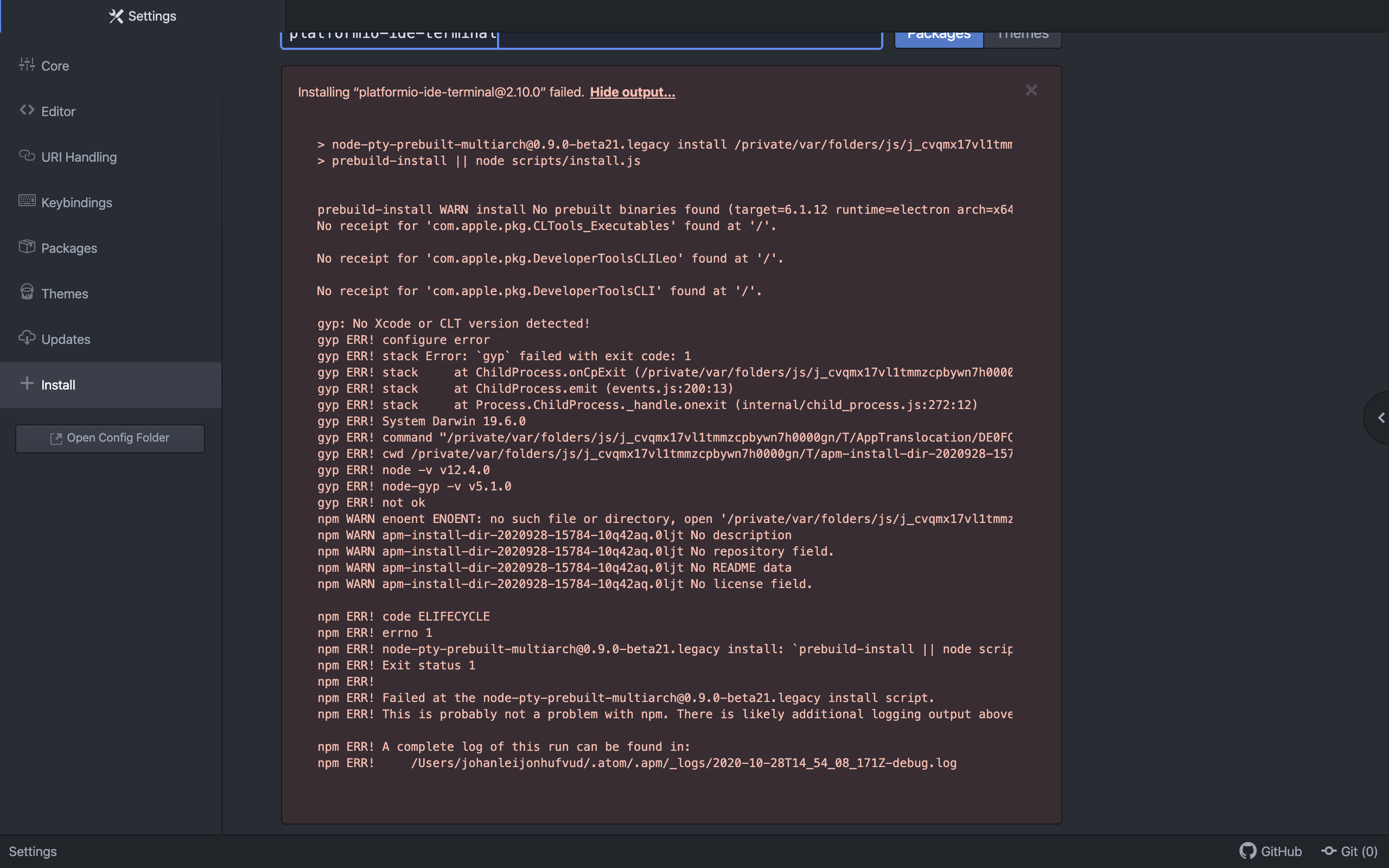 Platformio Ide Terminal Atom | The ‘terminal-plus’ package for Atom ...