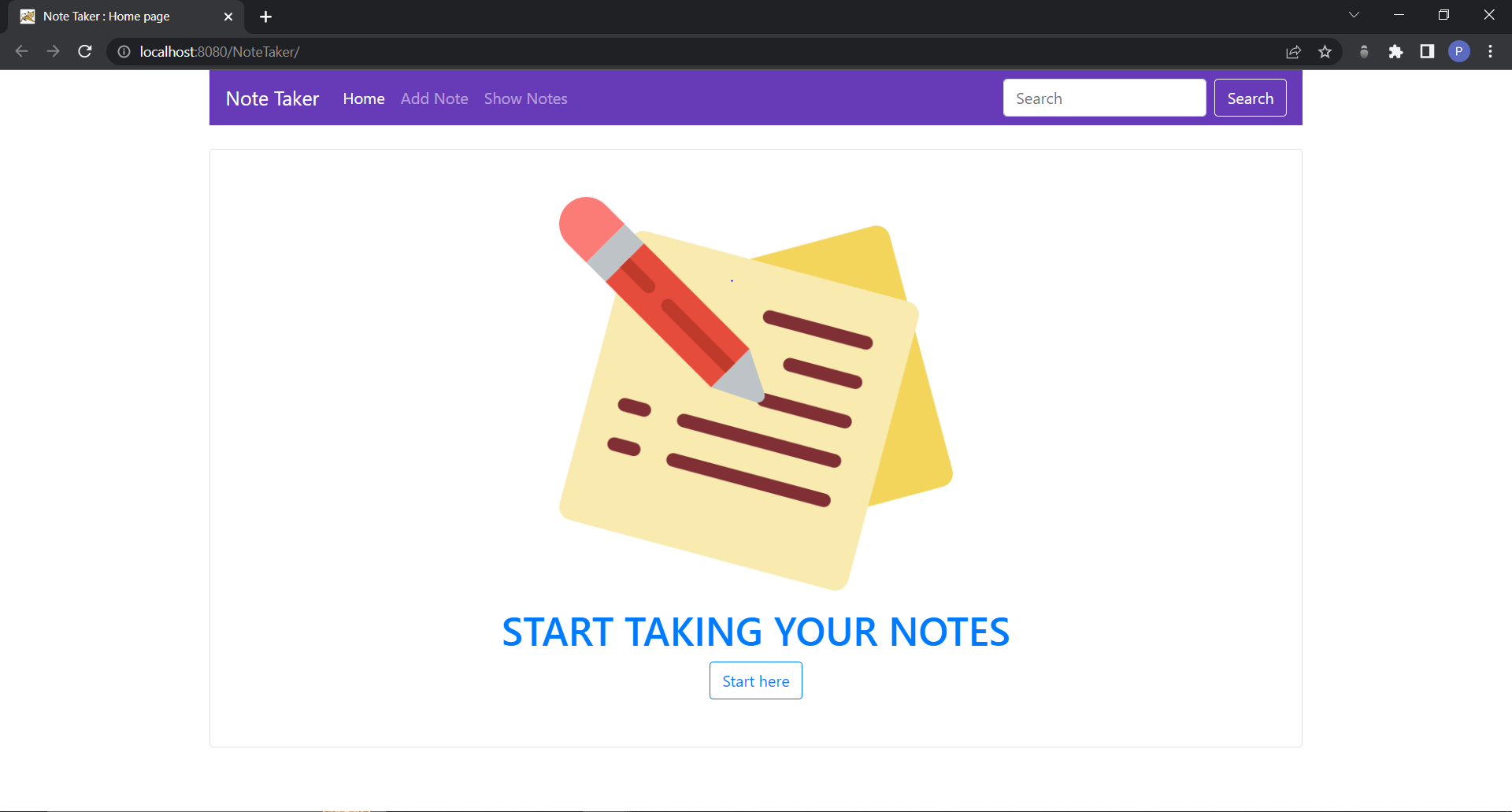 GitHub - parth-ranalkar/NoteTaker: NoteTaker is Java Web Application ...