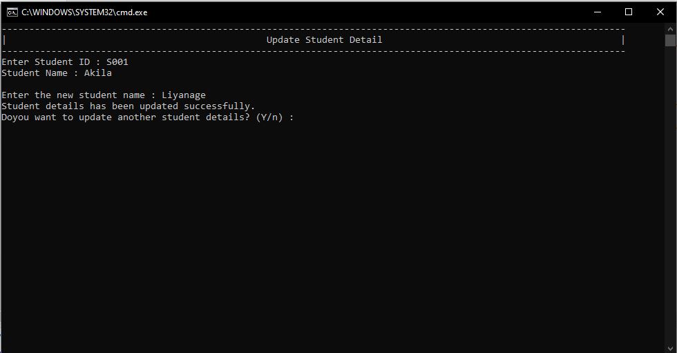 GitHub - dhambure98/Student-Management-System: Using java fundamentals ...