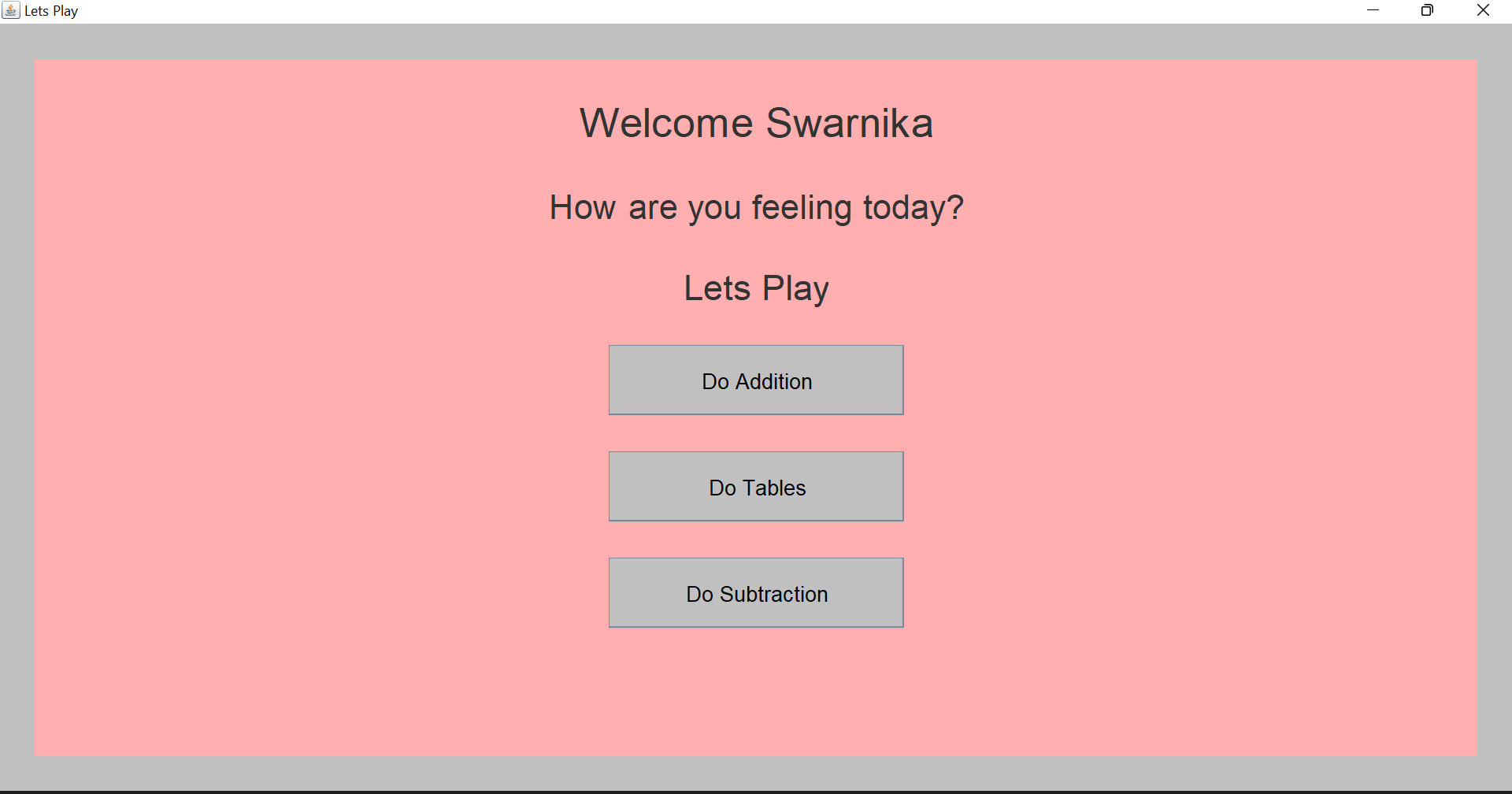 Github Sacihn173 Elementary Math Game