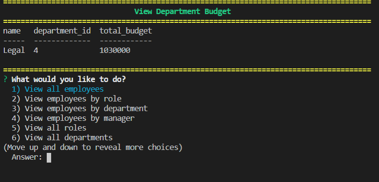 GitHub - LeeKiri/mysql-employee-tracker: This is an In-line command ...