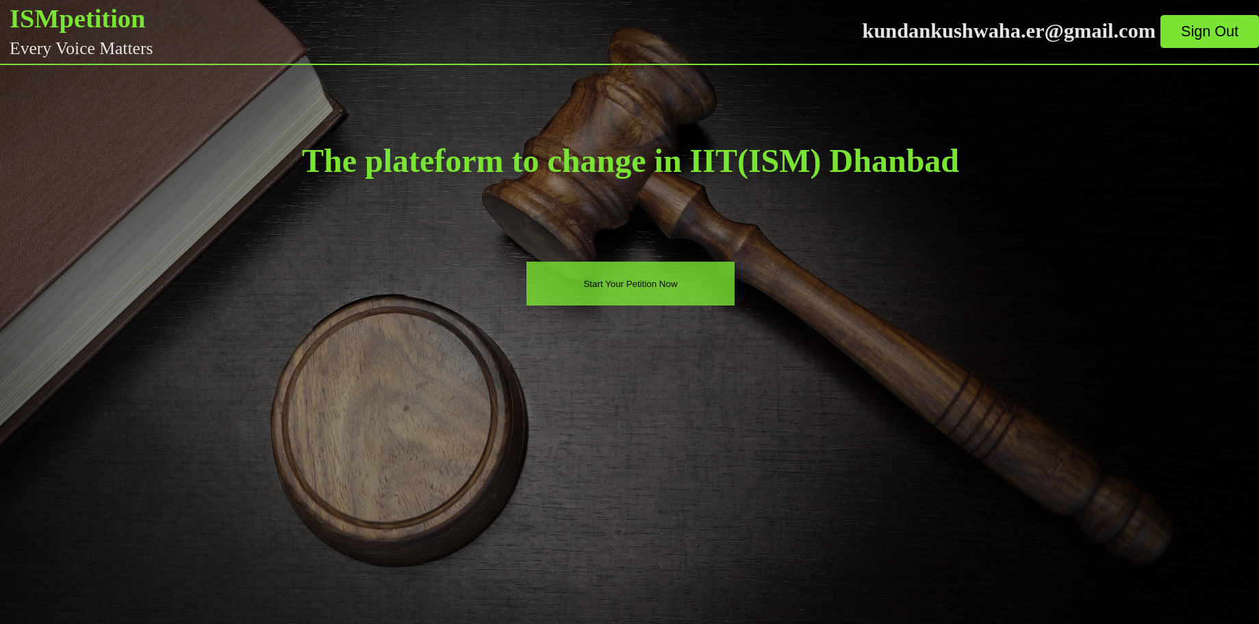 GitHub - 0xbacklit/Collage-Petition-Website: WOC Project