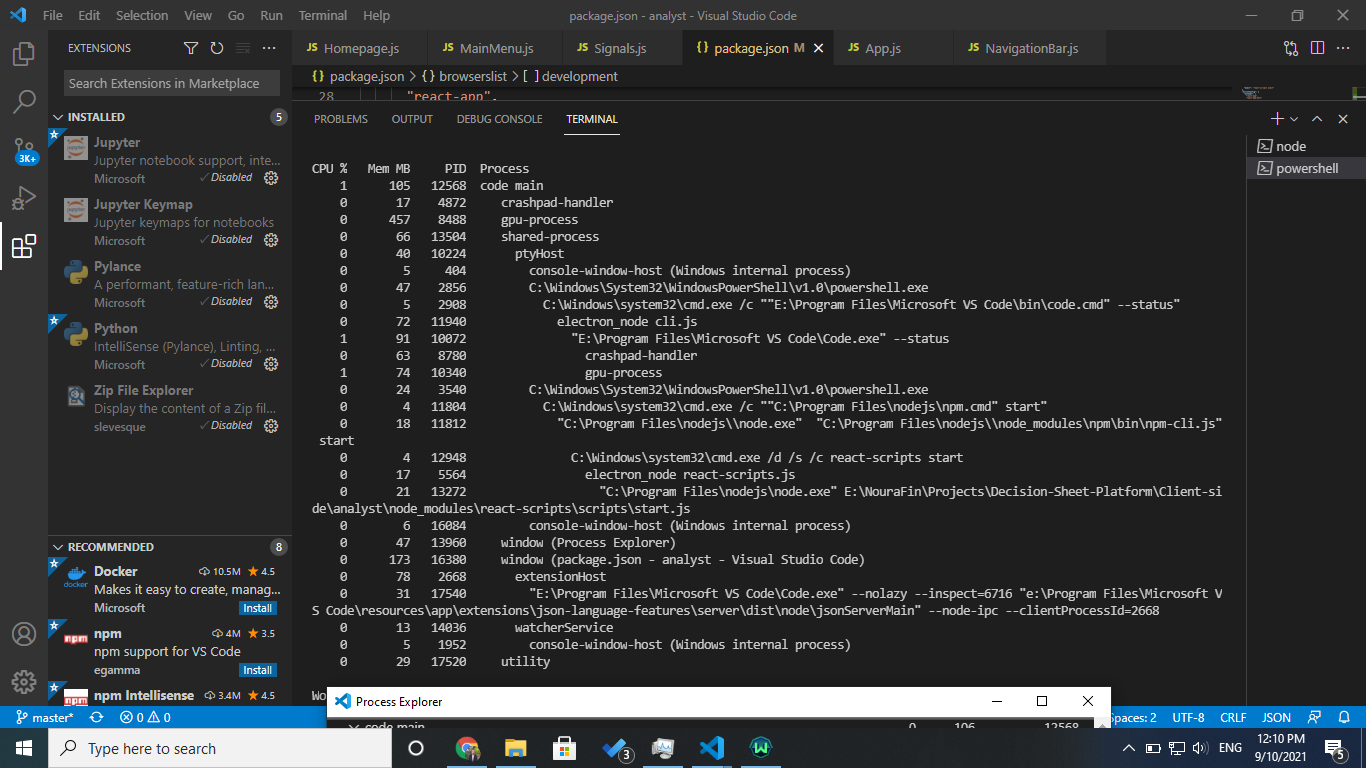High RAM usage when running code with Visual Studio Code #132836 ...