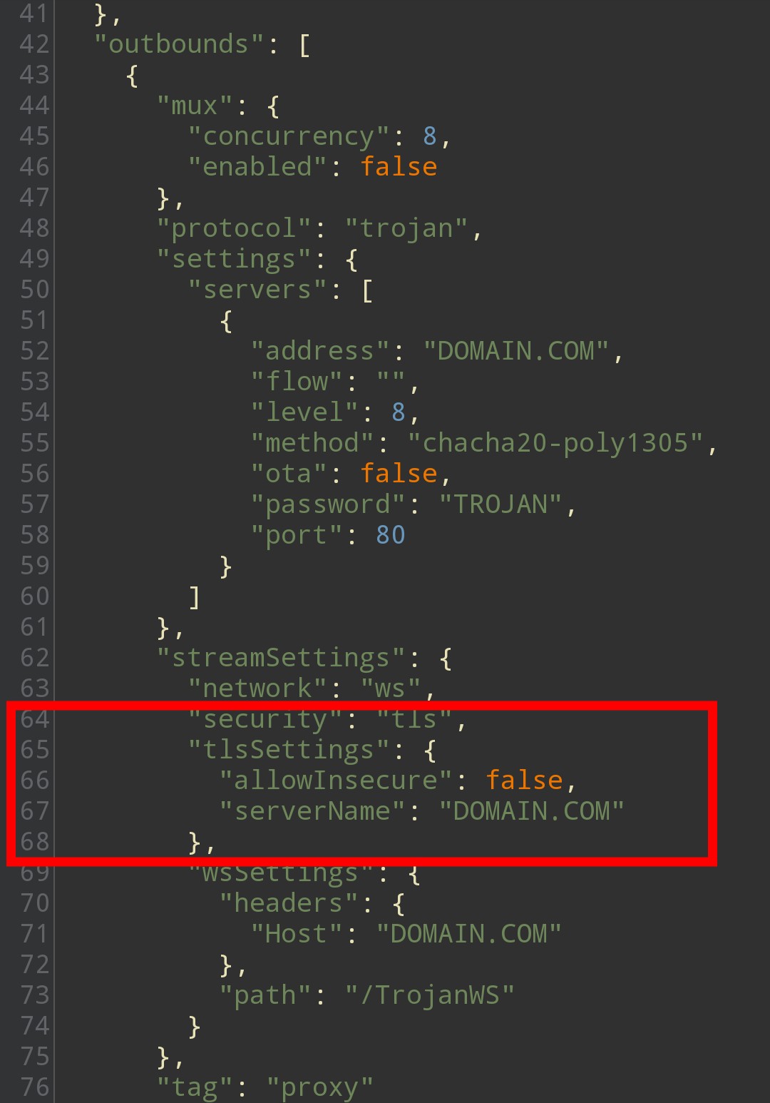 request add support trojan 1.6.30 non tls · Issue #1372 · 2dust/v2rayNG ...