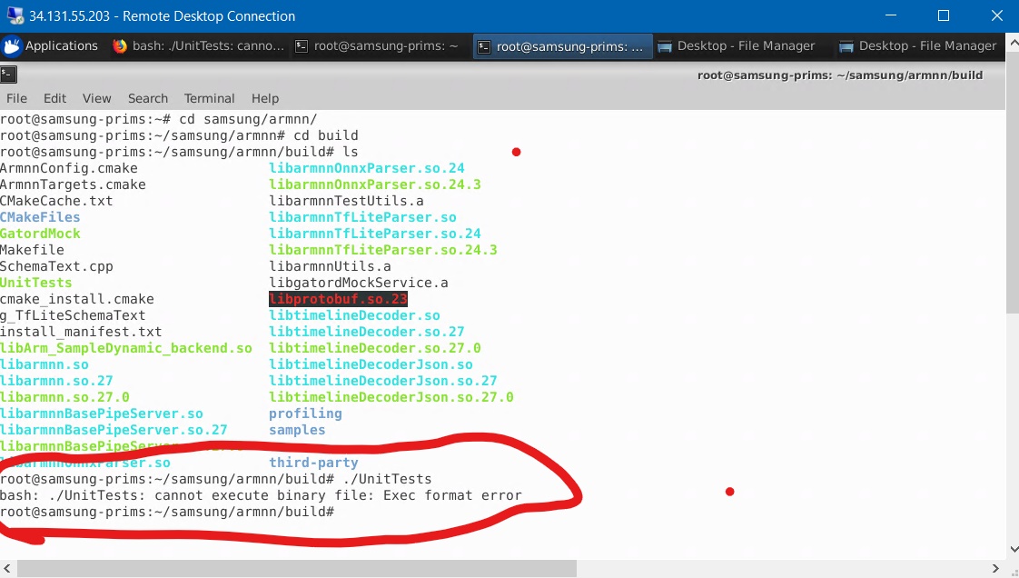 Bash: ./Unittests: Cannot Execute Binary File: Exec Format Error · Issue  #621 · Arm-Software/Armnn · Github