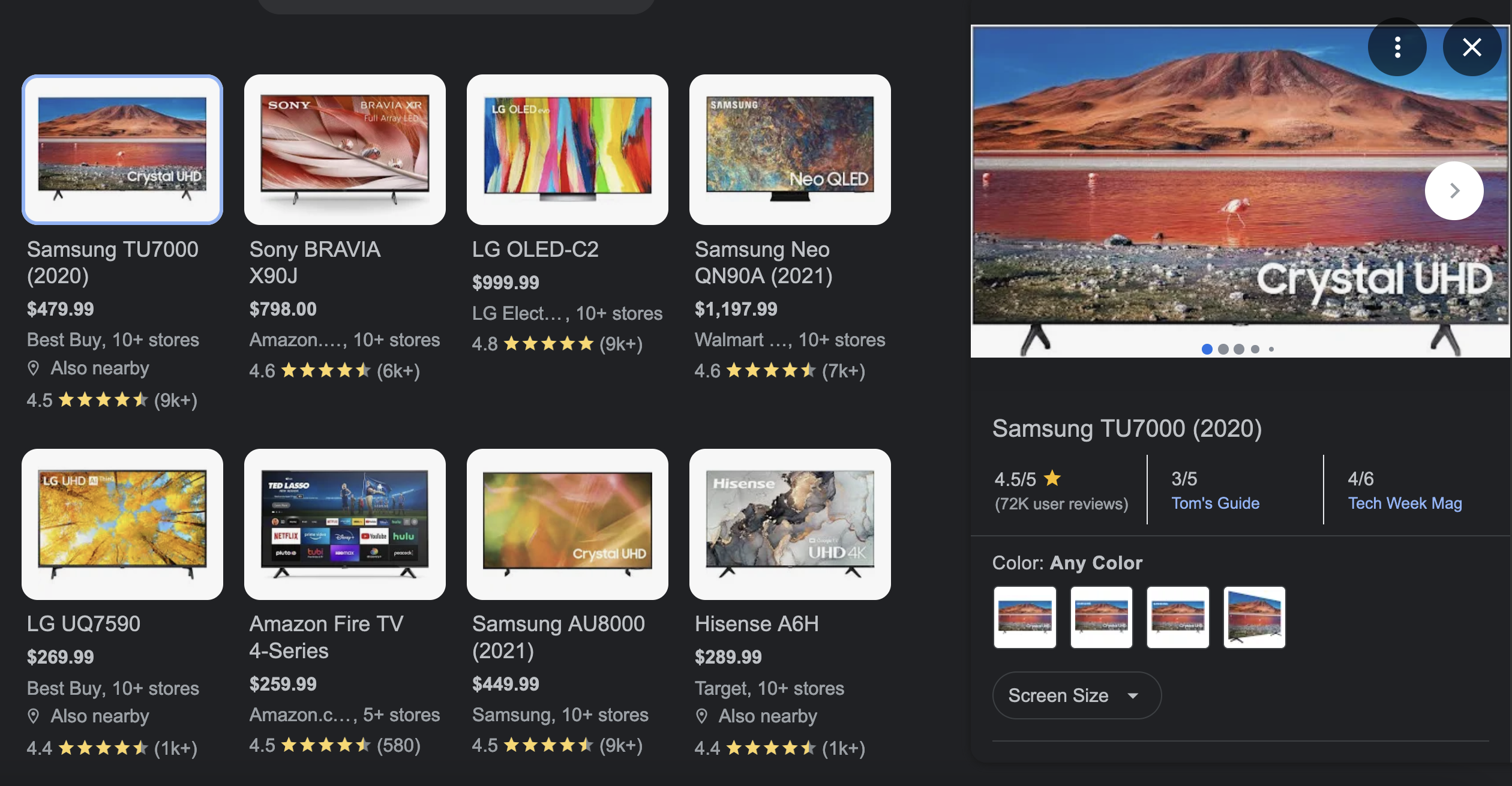  google search api immersive products not parsed for some searches