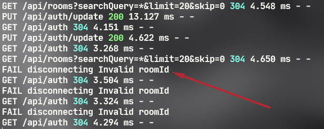 Invalid Room FAIL disconnecting Invalid roomId · Issue #2 · spatialdj/backend · GitHub