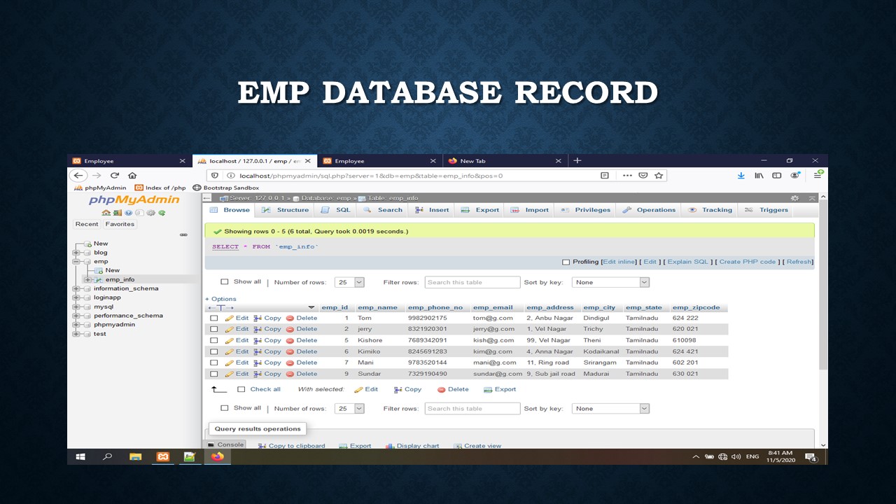 GitHub - Surya235/Employment-Management-System: The Employee Management ...