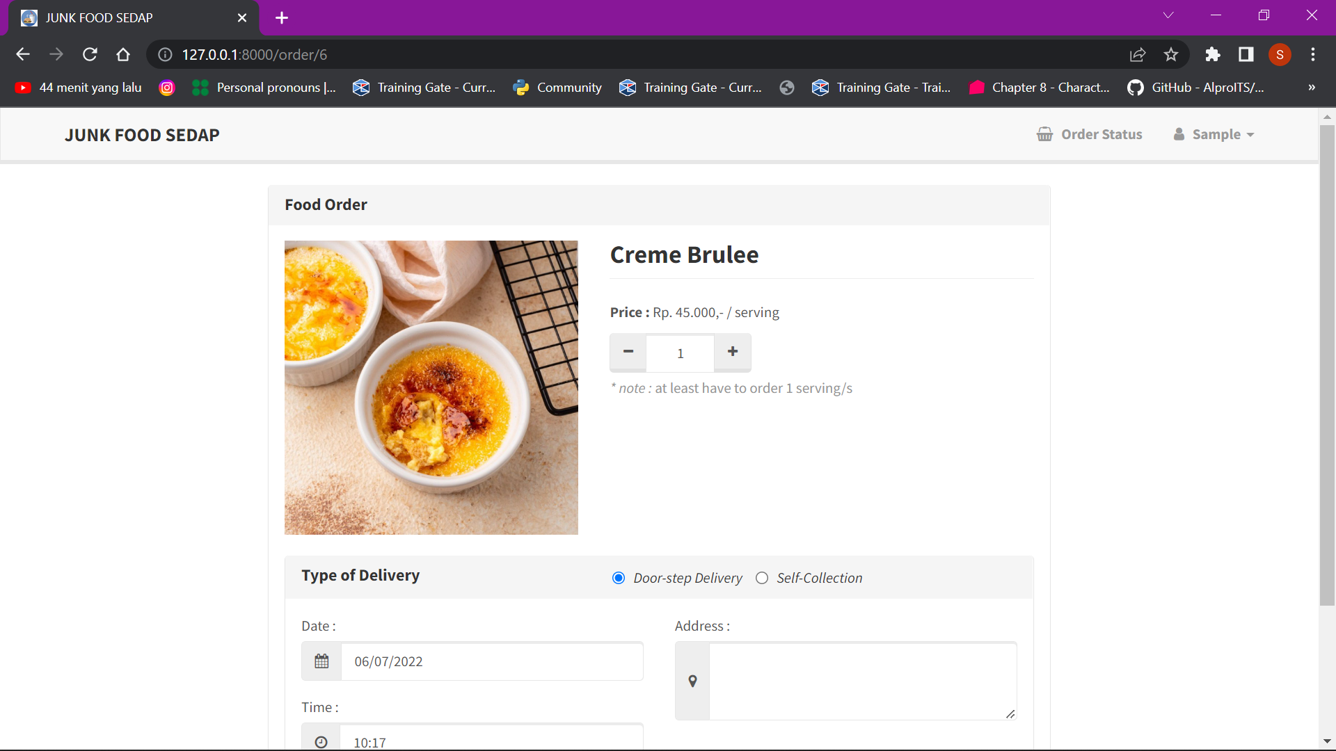 GitHub - juanprdsi/JunkFoodSedap