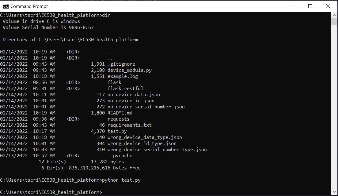 GitHub - tscrivanich27/EC530_health_platform: Platform to monitor ...