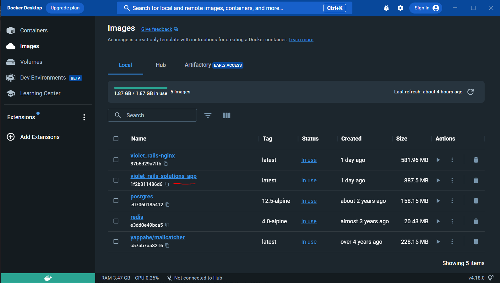 checking-docker-images