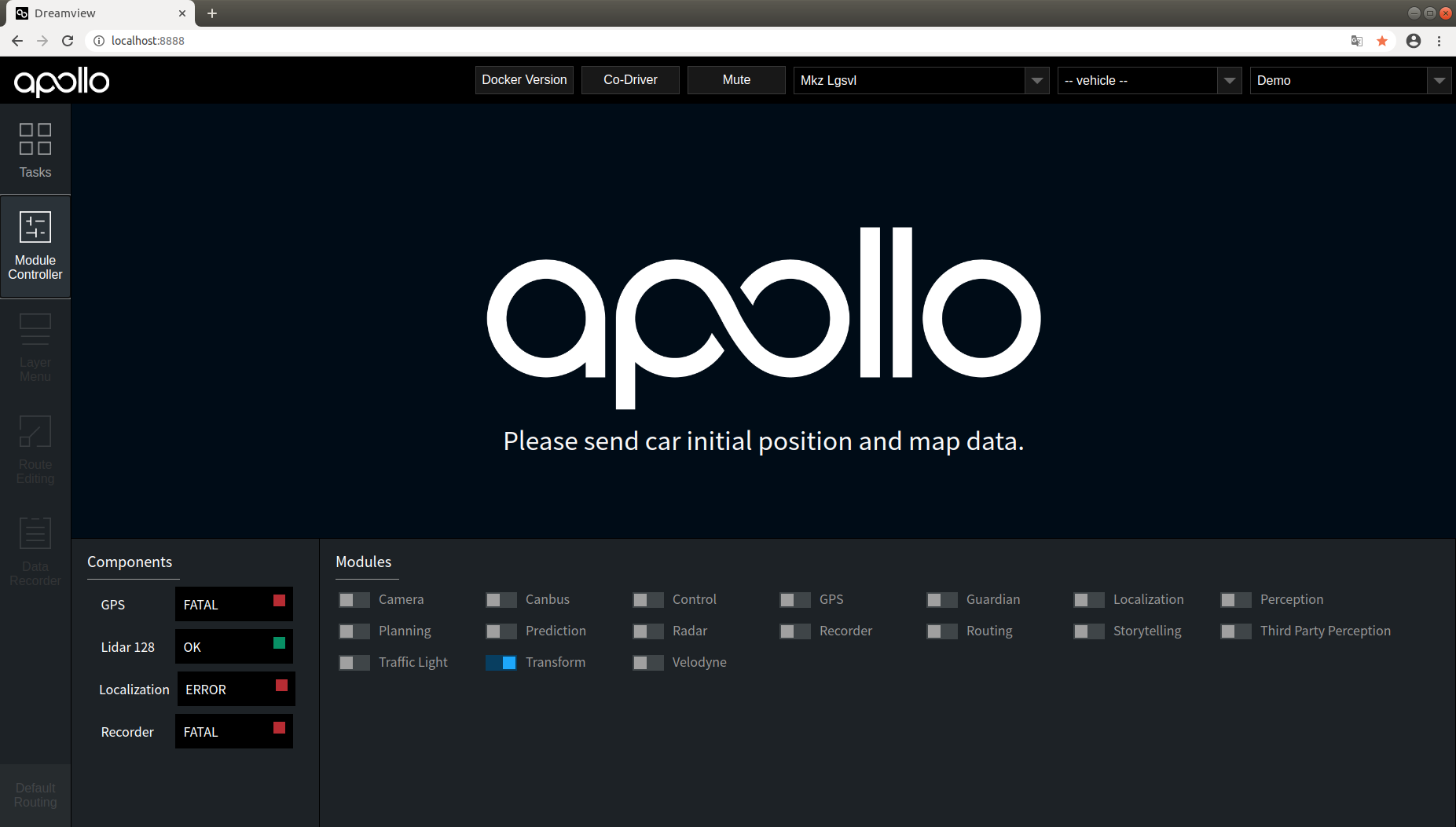 apollo can not recieve information from lgsvl · Issue #12895 ...