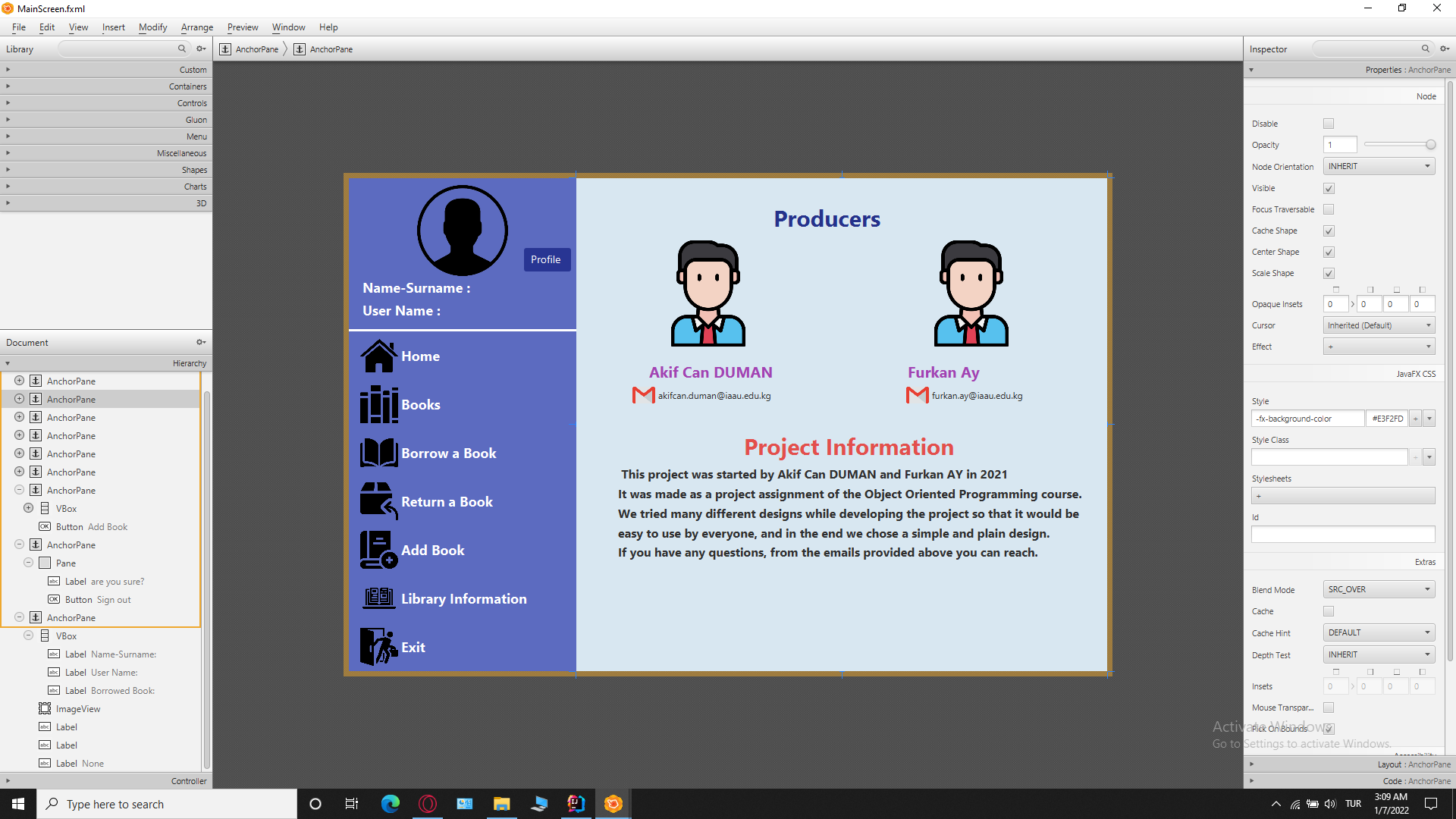 GitHub - AkifCanDUMAN/OOP-FinalProject: Final Project - OOP
