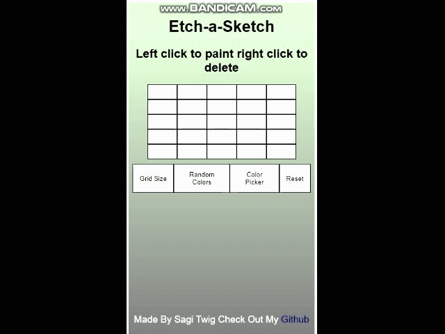 GitHub - Sagi23/etch-sketch: Mini project that make a grid to the size ...