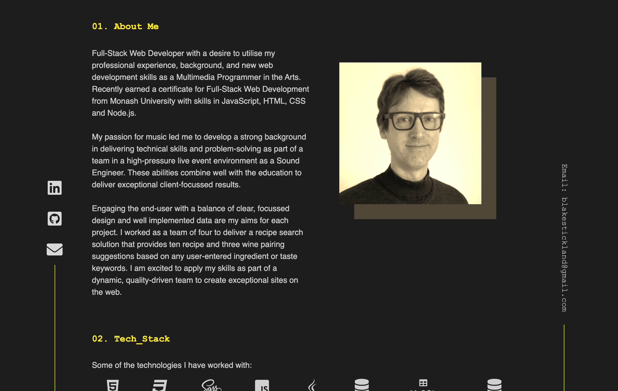 GitHub - blakestickland/portfolio-web-dev: Web development portfolio ...