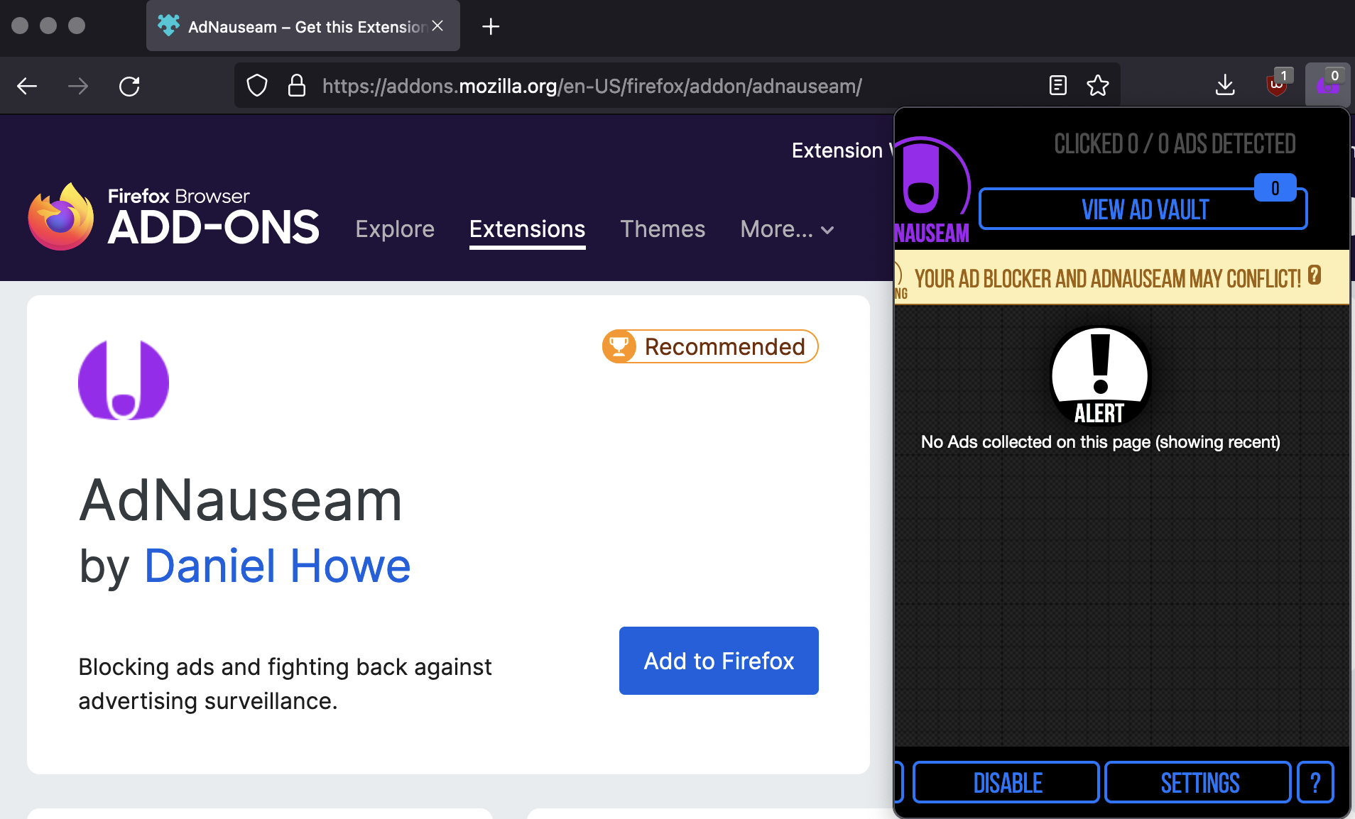 Broken CSS in Menu on LibreFox · Issue #1936 · dhowe/AdNauseam · GitHub