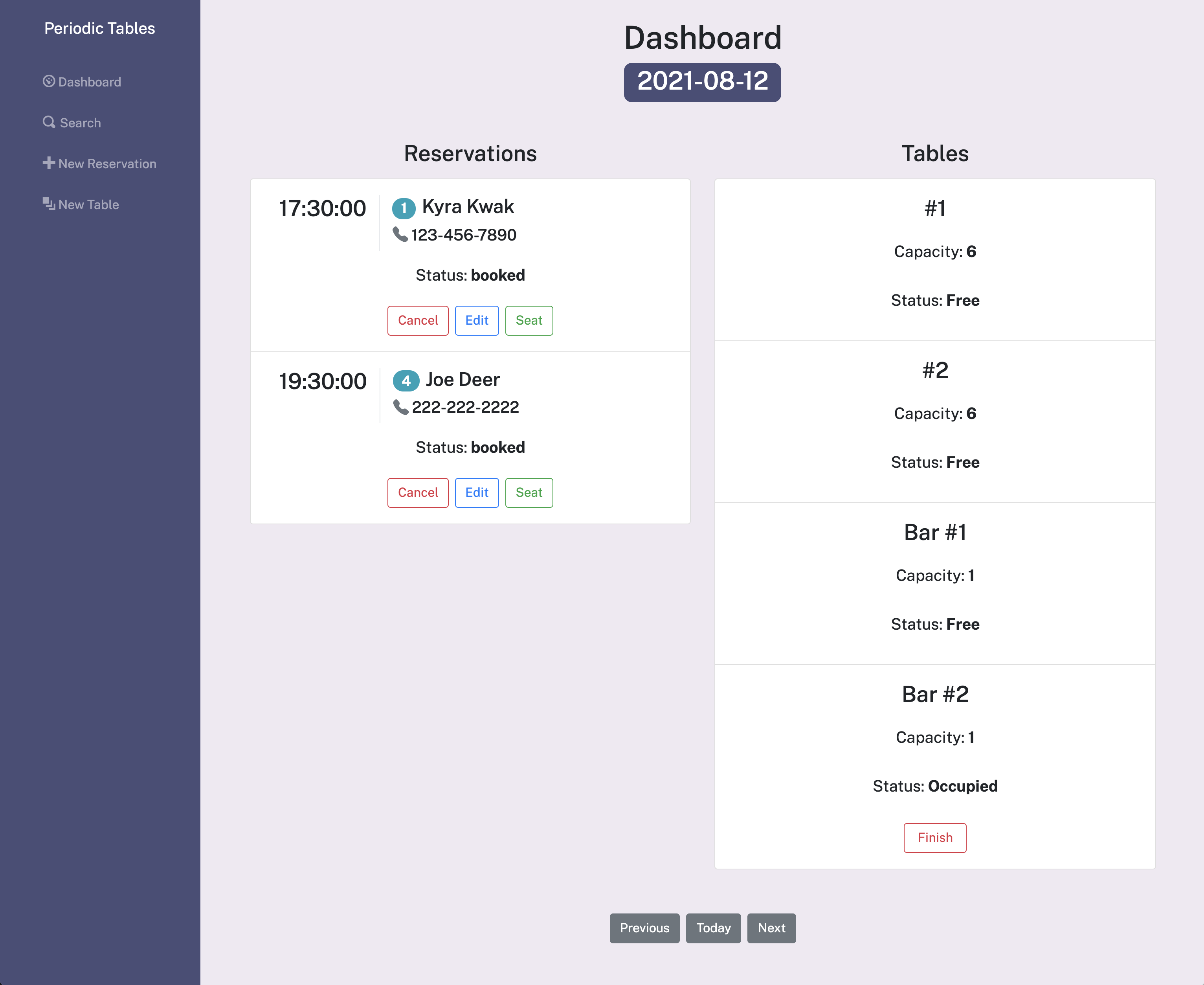 GitHub - klkwak/restaurant-reservation-system: Full stack restaurant ...