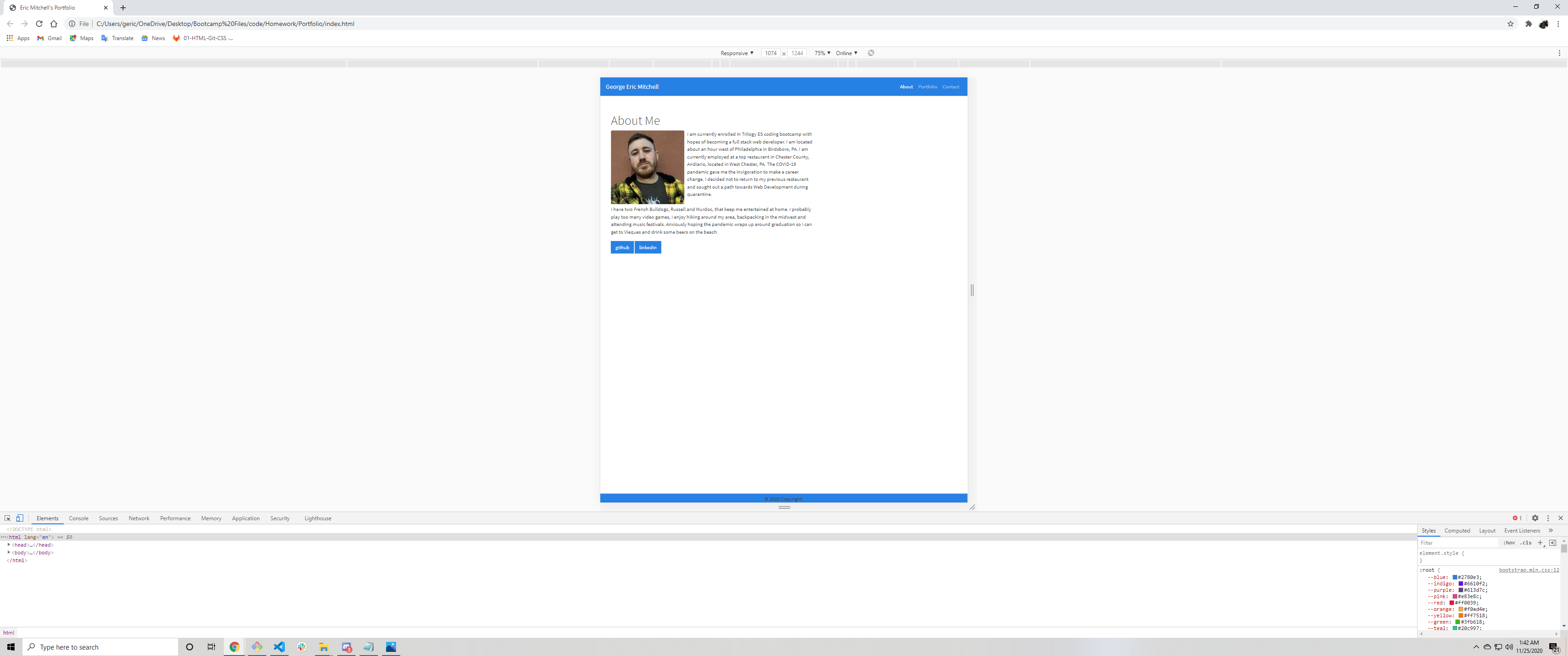 GitHub - urrrrrrk/portfolio: Bootcamp Portfolio