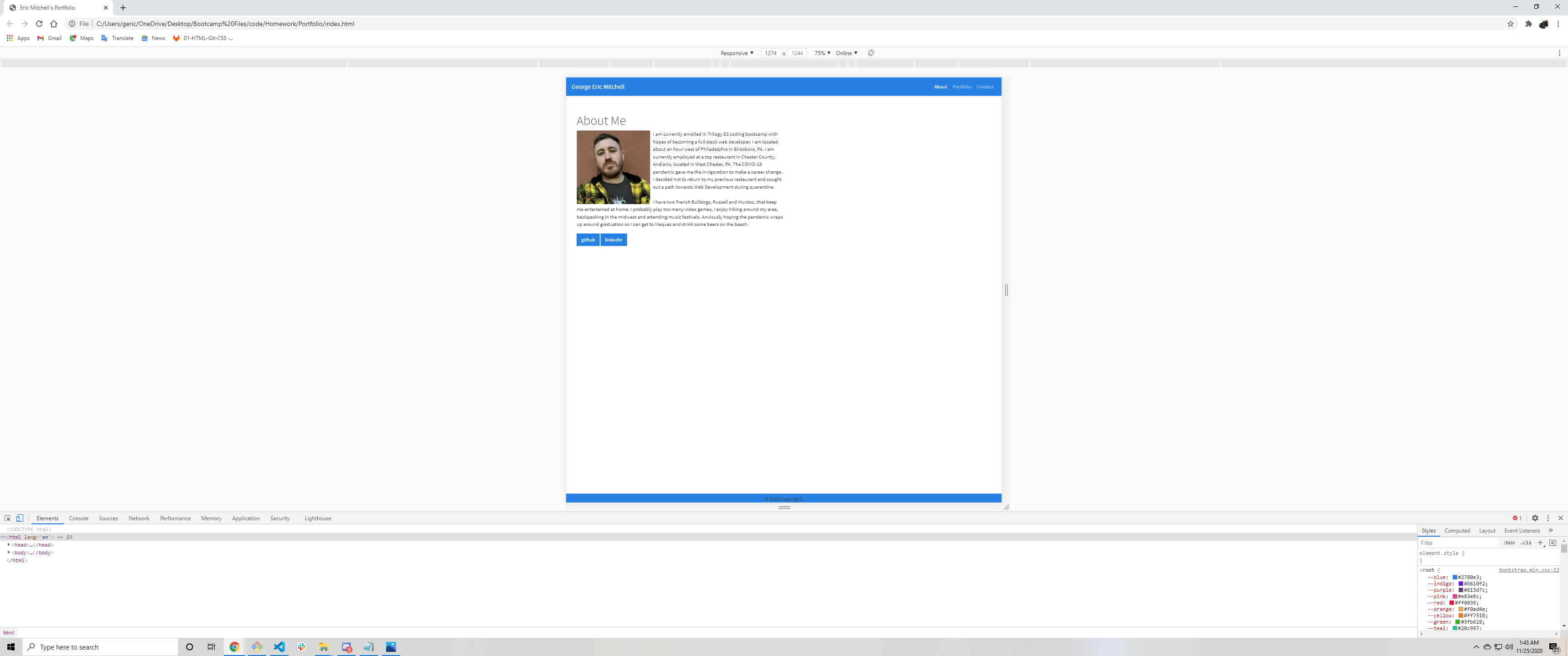 GitHub - urrrrrrk/portfolio: Bootcamp Portfolio
