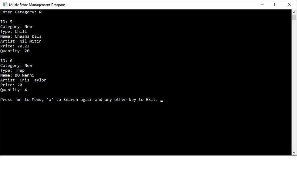 GitHub sharmaparnika/Music_Store_Management_System Music Library