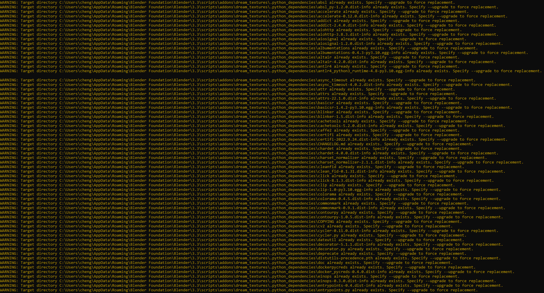 Install dependencies fail. · Issue #198 · carson-katri/dream-textures ...