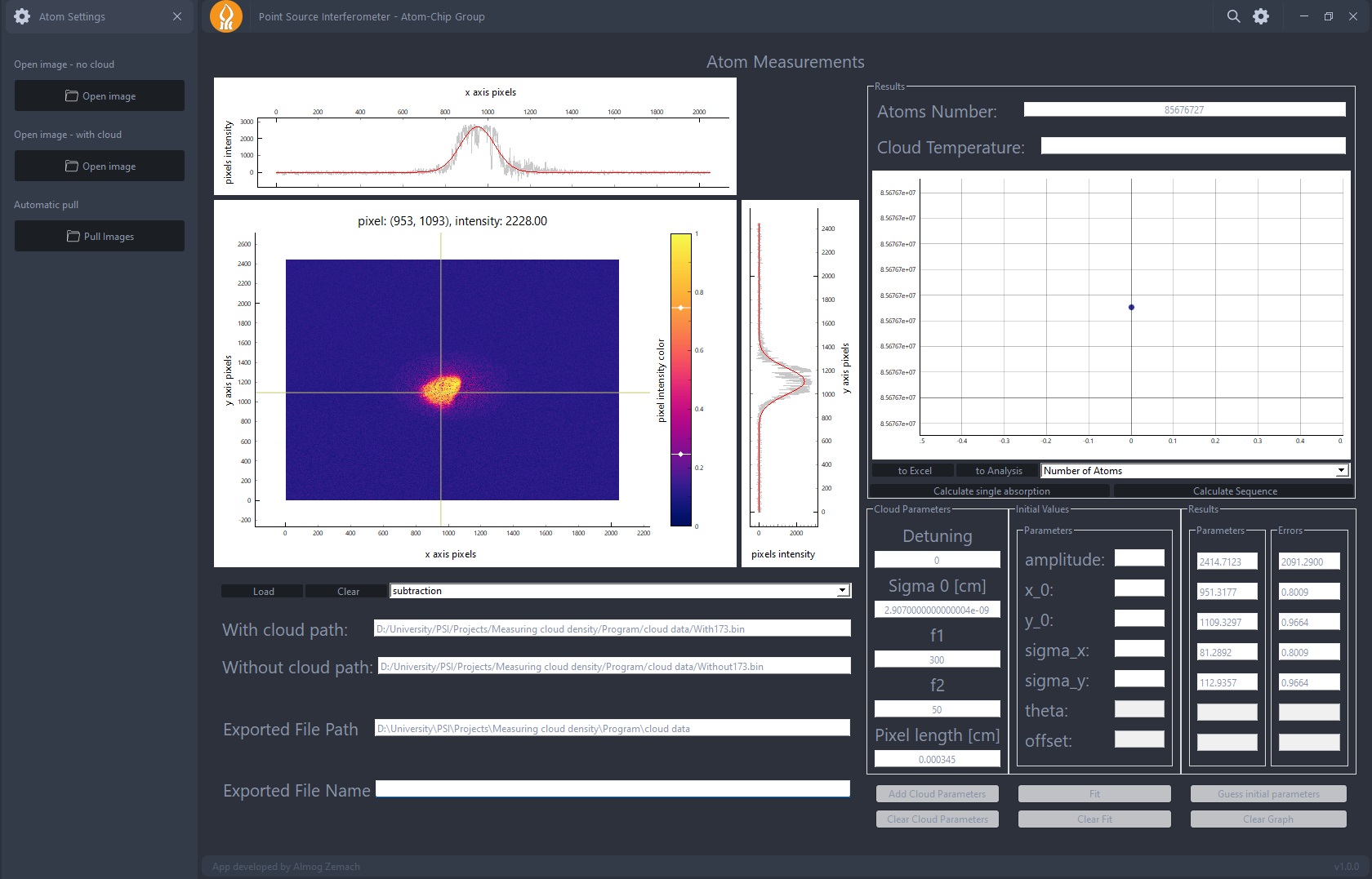 GitHub - almogze/PSI: Point Source Interferometer Experiment, of Atom ...