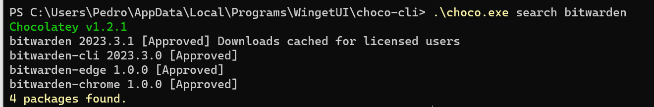 [CHOCO] Missing package · Issue #905 · Devolutions/UniGetUI · GitHub