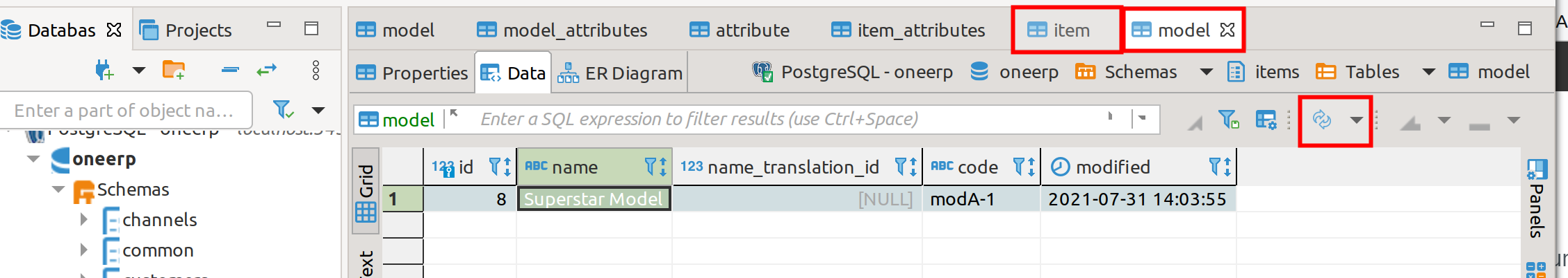 Auto update data grid when switiching between the tables · Issue #13385 ...