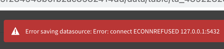 Error saving datasource (PostgreSQL) · Budibase budibase · Discussion ...