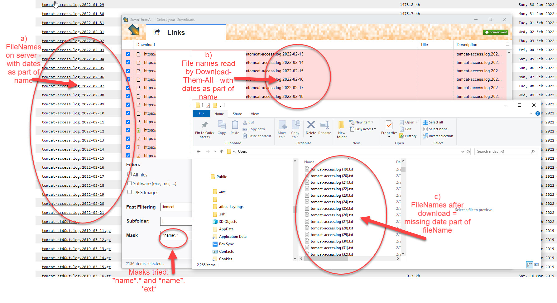 Download Them All - bug