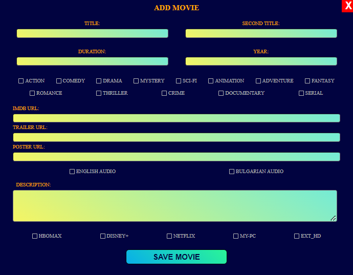 GitHub - HristoManov91/movie-collection: Movie collection RESTful API