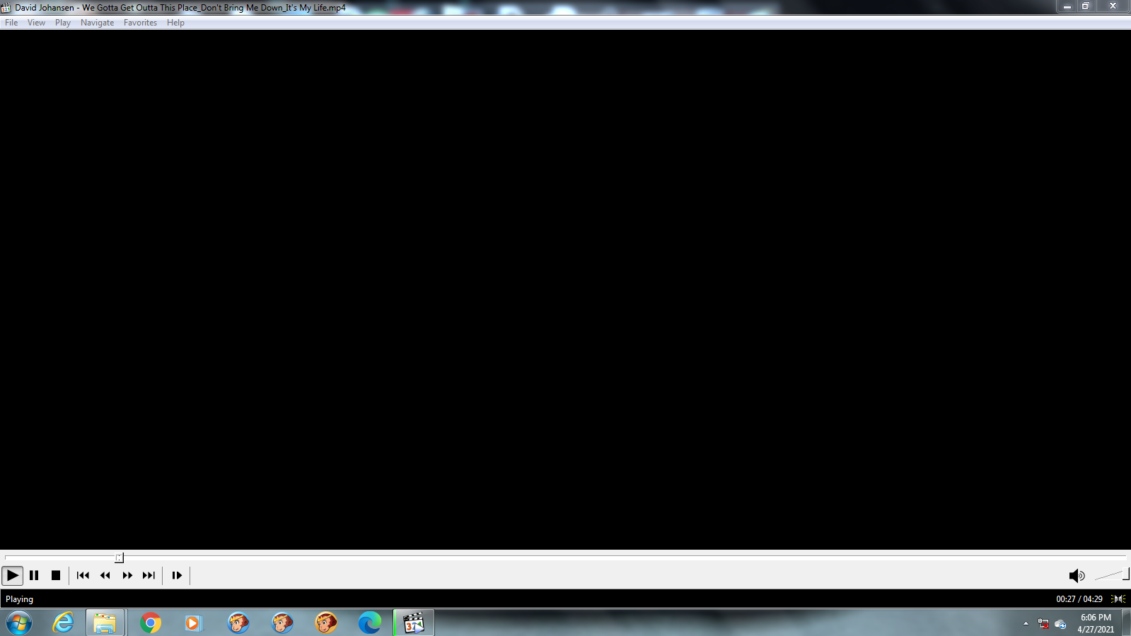 Blank Screen When Playing Windows Media v8 Video And MPEG-4 Simple ...