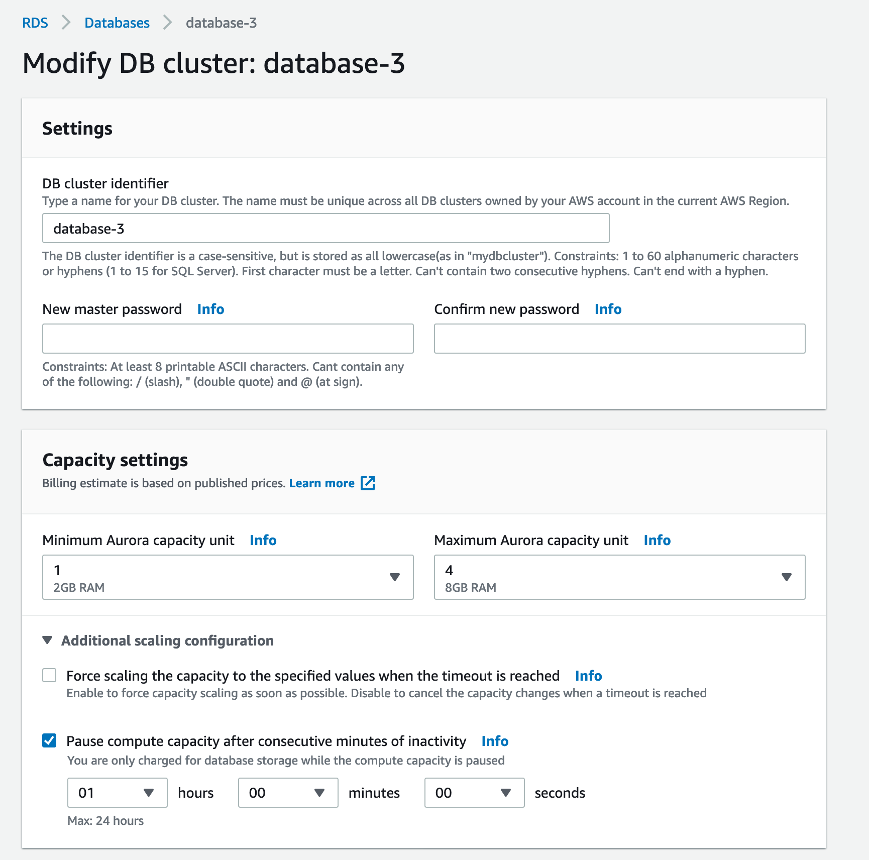 How Can I Update Aurora Serveless From 1 17 To 2 07 1 Mysql 5 6 To 5 7 Issue 4904 Aws Amplify Amplify Cli Github