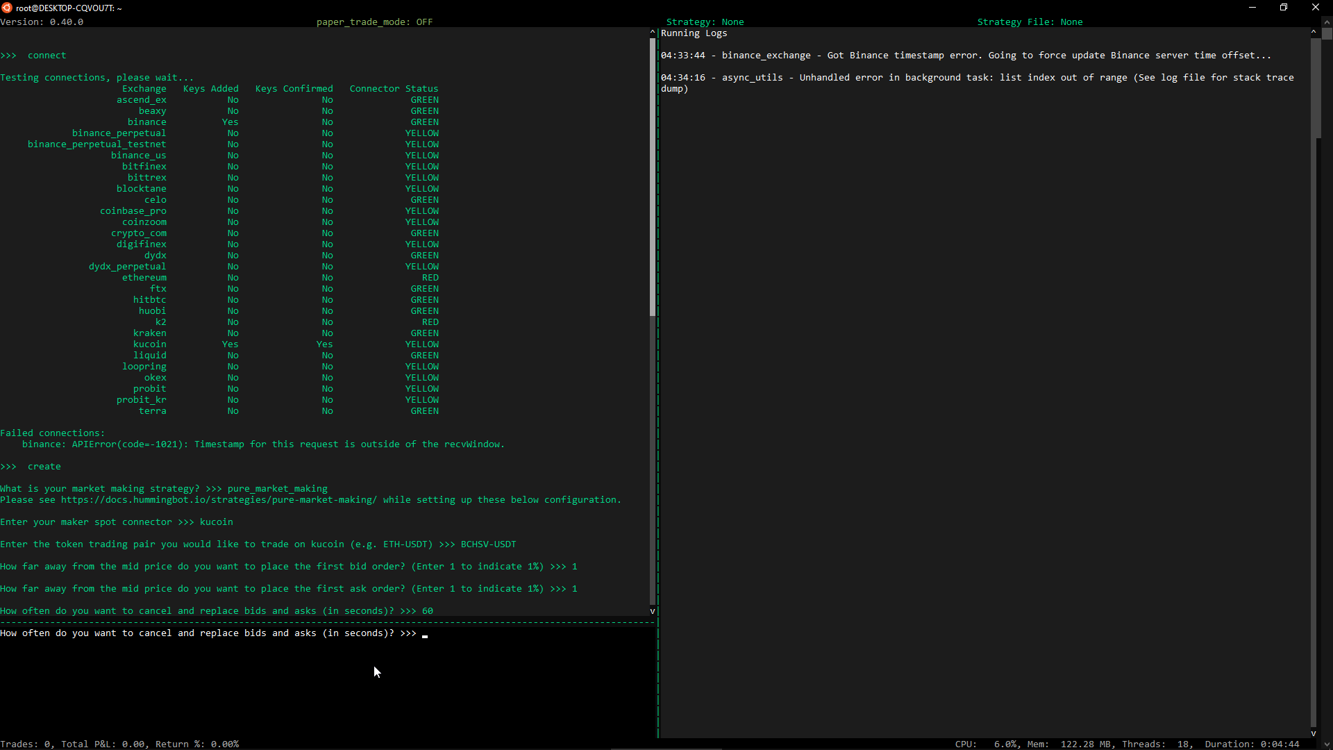 Kucoin - Errors caused by BCHSV symbol not updated as BSV · Issue #3648 ·  hummingbot/hummingbot