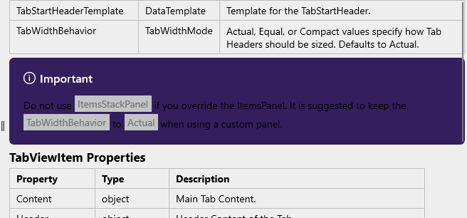 Sample App - Information and Note boxes are not readable in the control ...