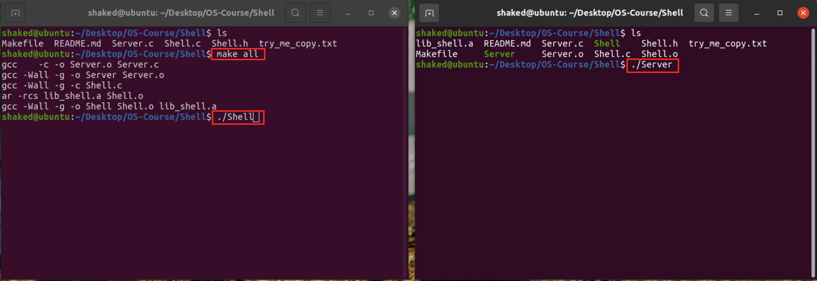 GitHub - 20shaked20/Shell: This is a shell creating project in C language