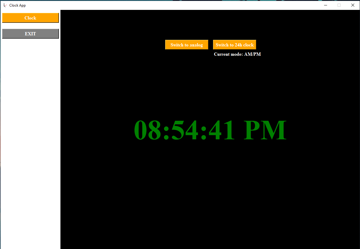 GitHub - ynotdoan/Clock-App: Displays an analog clock or digital clock
