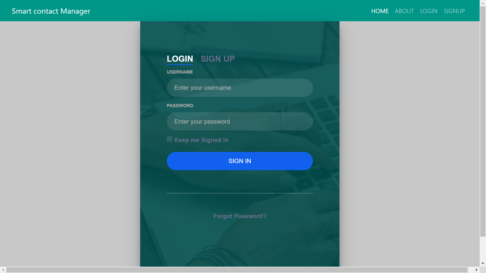 GitHub - vikash-kum/Smart-Contact-Manager: Creation of project repository