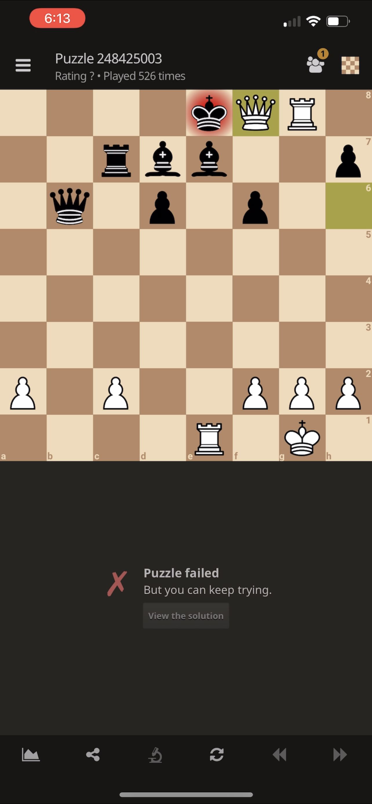 Bug report: puzzle 248425003 · Issue #1591 · lichess-org/lichobile · GitHub