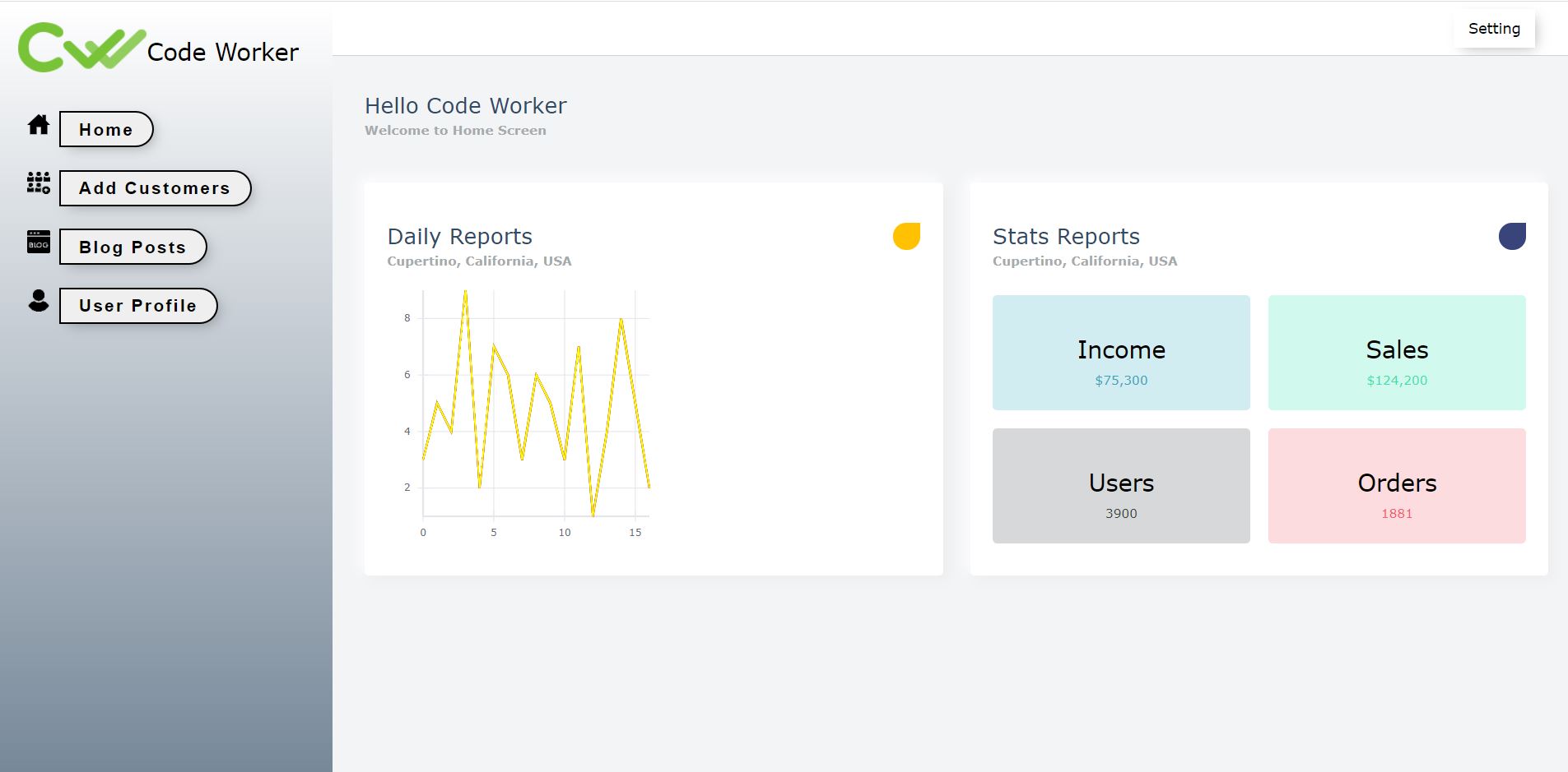 GitHub - shyam202/Dashboard