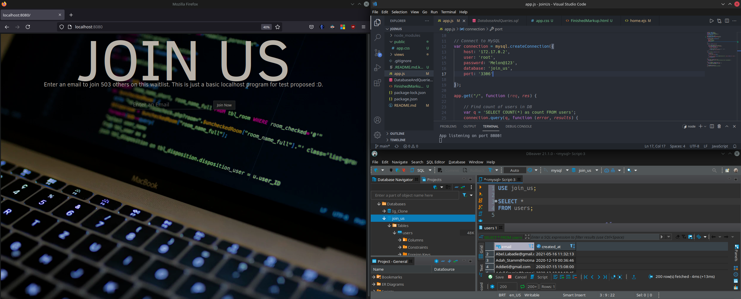 GitHub - JGMelon22/JoinUS: A simple web app made to register emails to ...