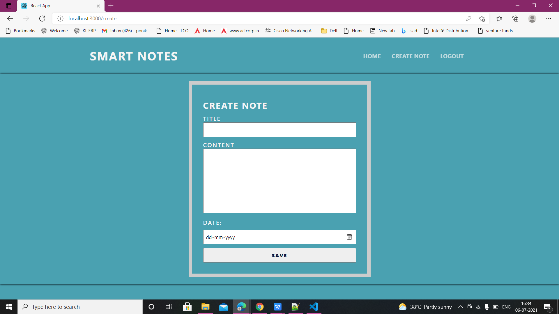 GitHub - mannemponika/note-app-project