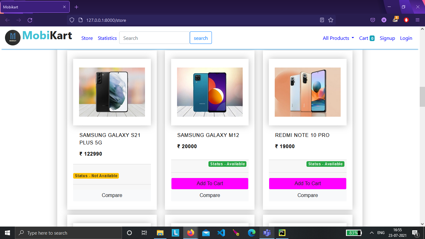 GitHub - Krishna-2754/Mobikart: It is a ecommerce application based on ...