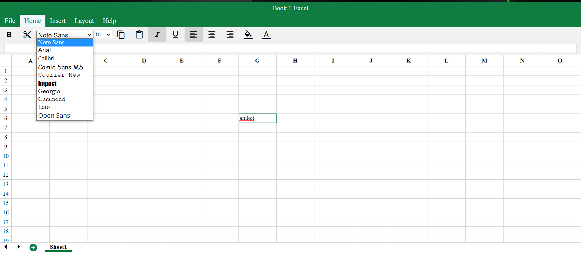 GitHub - iamaniketgahiware/Excel-Clone: Created an Excel Clone with ...