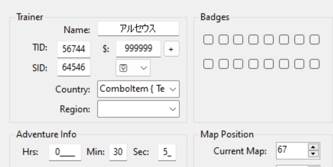 Gen 4 Trainer Data Region Tabs broken. · Issue #3833 · kwsch/PKHeX · GitHub