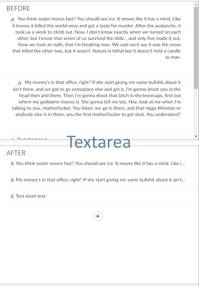textarea
