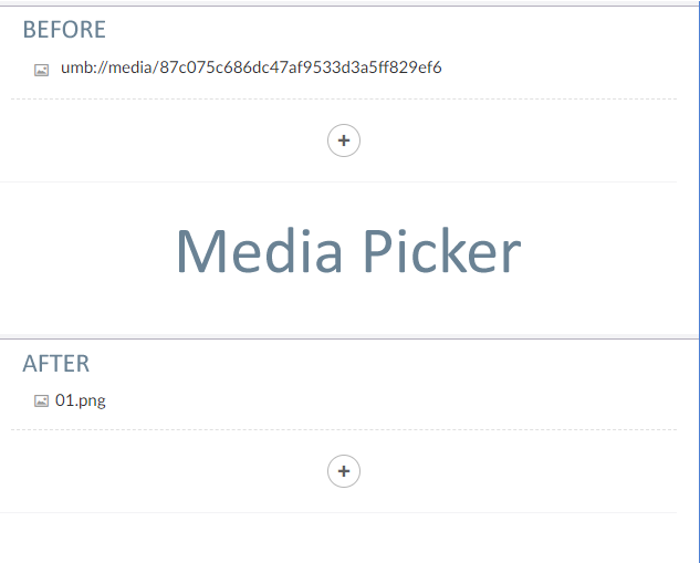 media picker